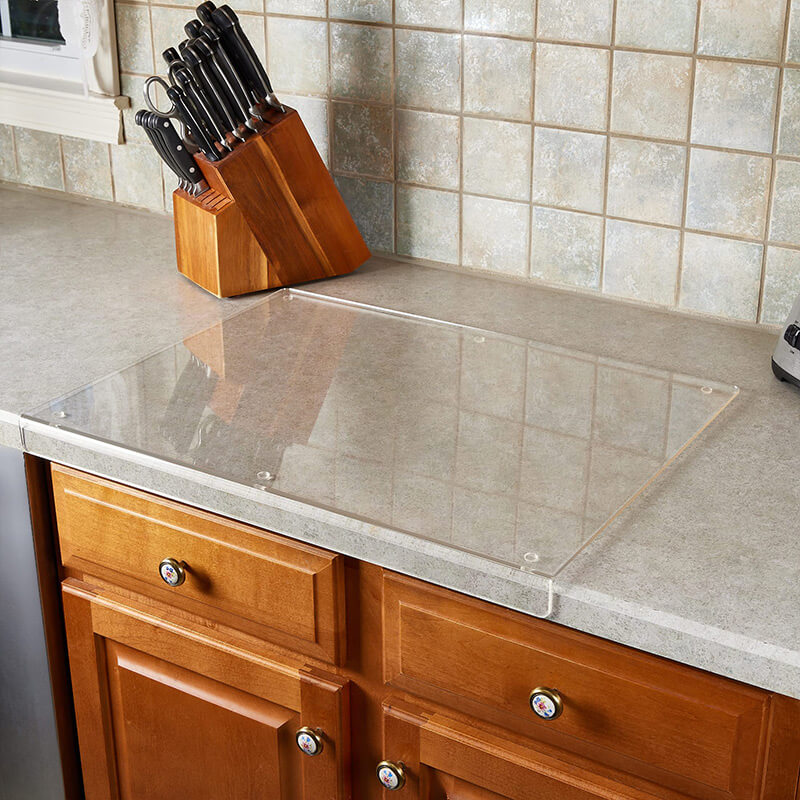 Transparent, durable, and hygienic cutting board for the kitchen – Scratch-resistant and easy to clean