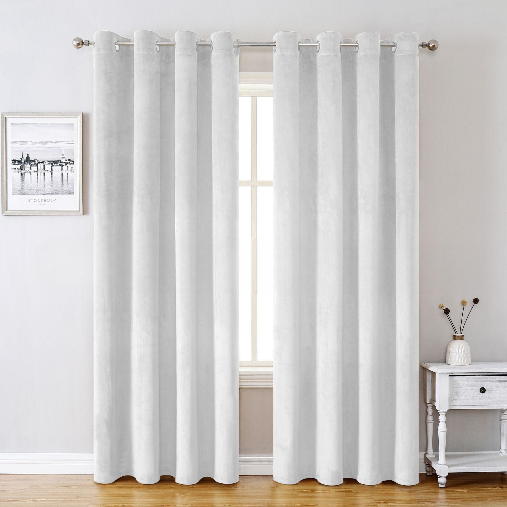 Thermal Velvet Curtains, Blackout and Insulating for Bedrooms