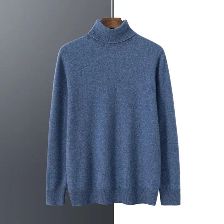 Men's Long Sleeve Turtleneck Sweater | Warm