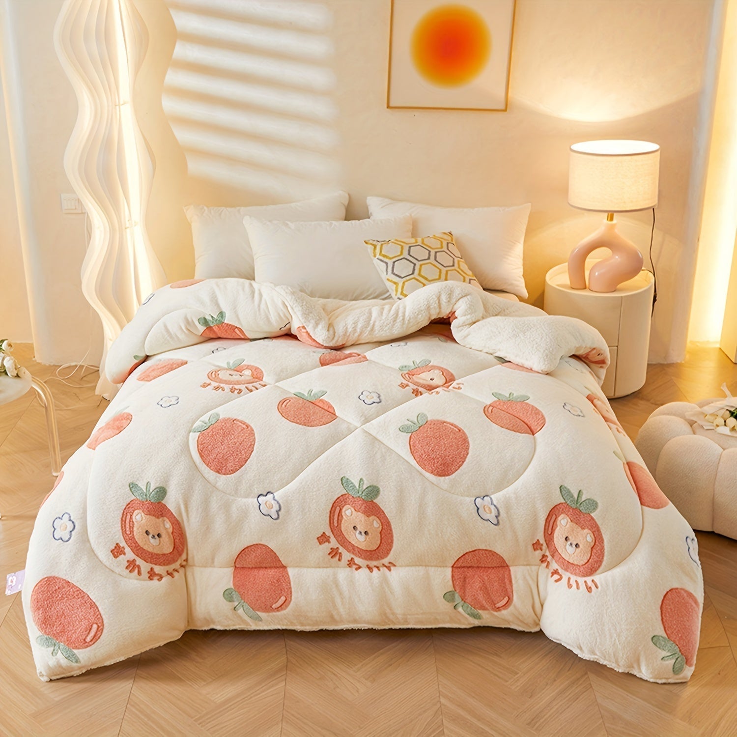 Elegant Blanket with Floral Design – Soft, Warm Blanket for Cozy Nights