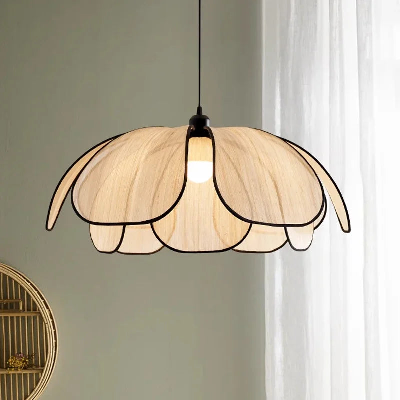 Rattan Pendant Light Tropical Design – Natural Lighting for Living Room & Dining Room