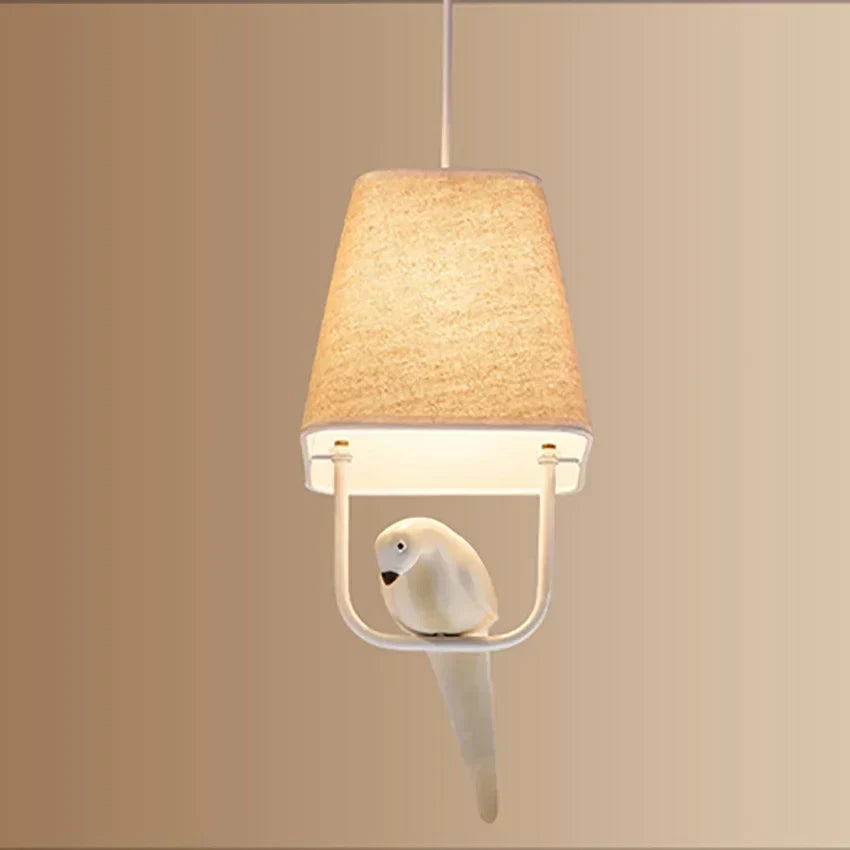 Bird Pendant Light in Scandinavian Design – Stylish Hanging Lamp for Dining Room or Living Room