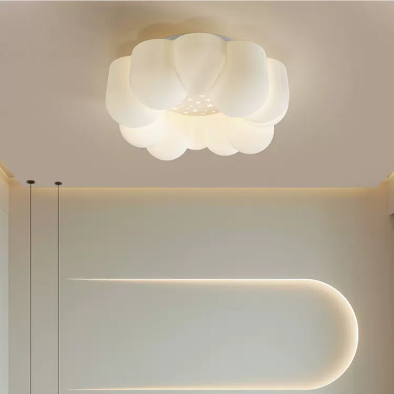 Dreamy Cloud Ceiling Light with Starry Sky – Children's Room LED Lighting