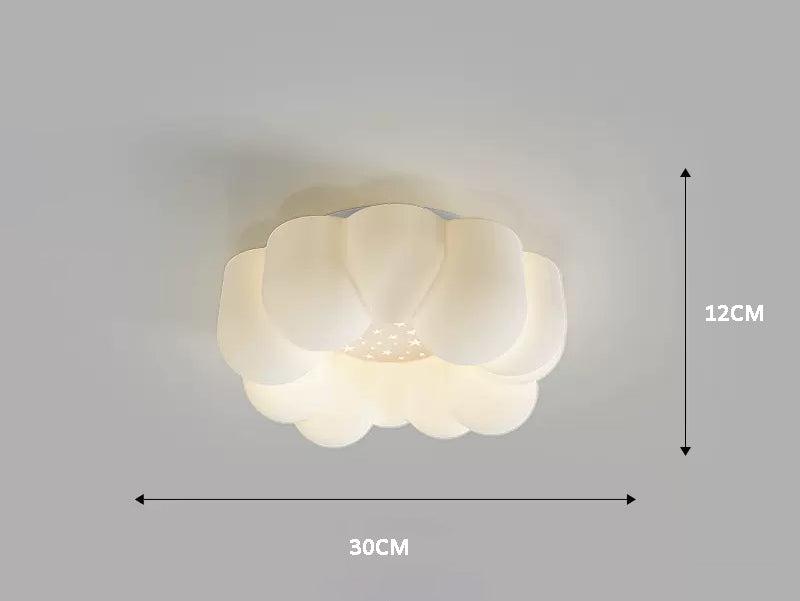 Dreamy Cloud Ceiling Light with Starry Sky – Children's Room LED Lighting