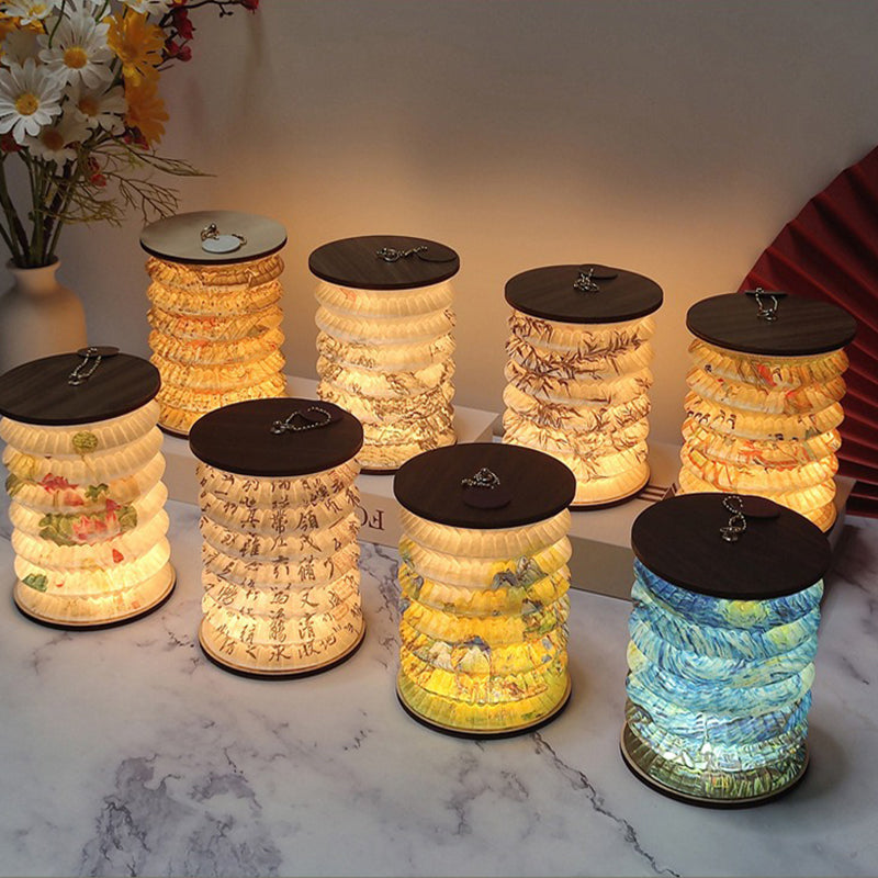 Foldable LED Lantern with Compact Design – Portable Decorative Lamp for Indoor and Outdoor Use