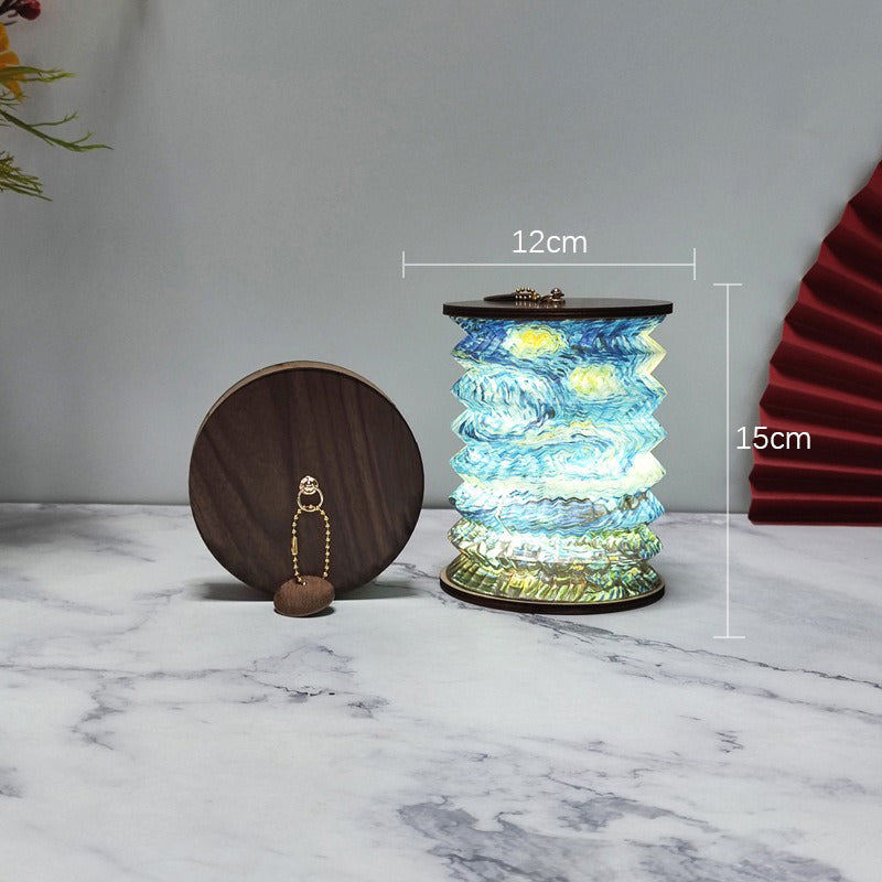 Foldable LED Lantern with Compact Design – Portable Decorative Lamp for Indoor and Outdoor Use