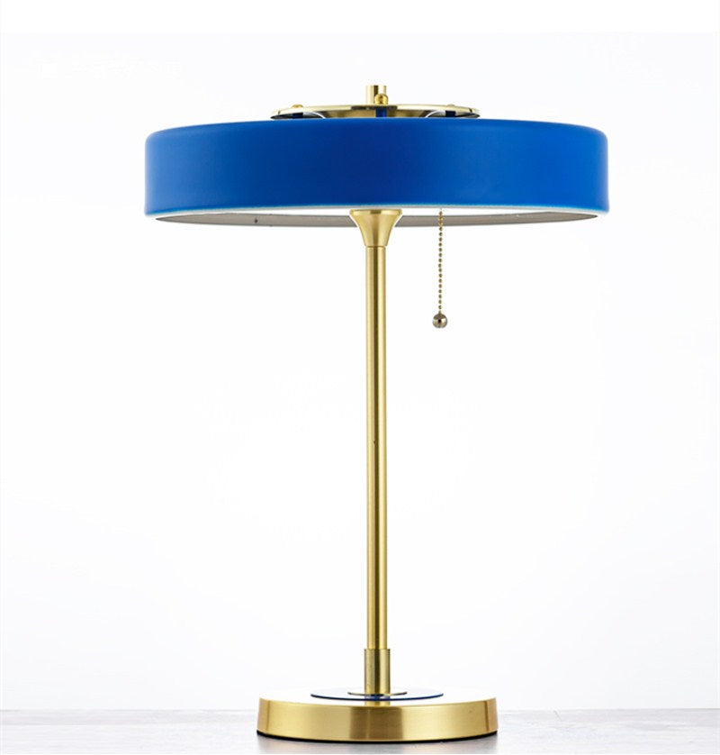 Vintage Desk Lamp in Retro Design, Brass Table Light for Office and Study