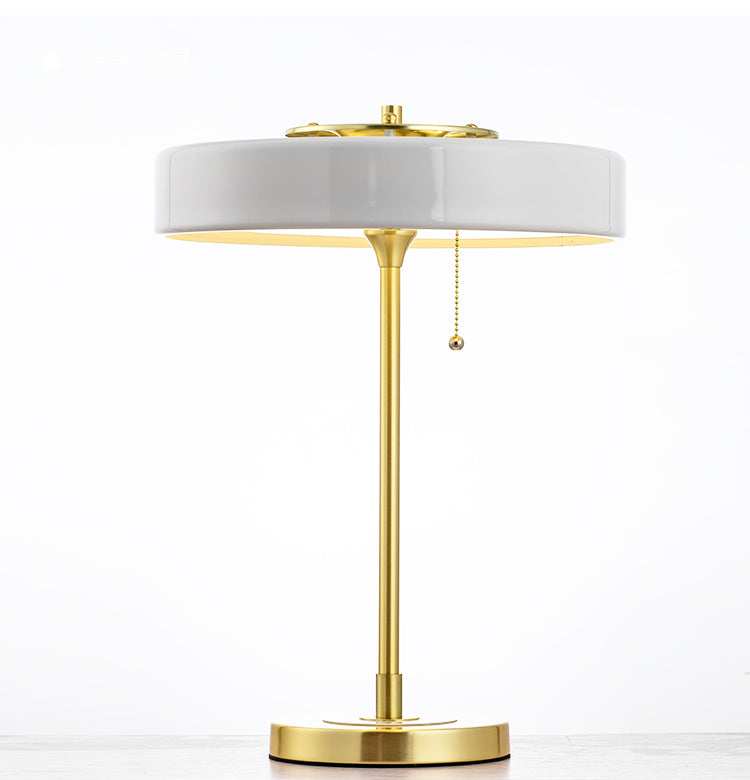 Vintage Desk Lamp in Retro Design, Brass Table Light for Office and Study