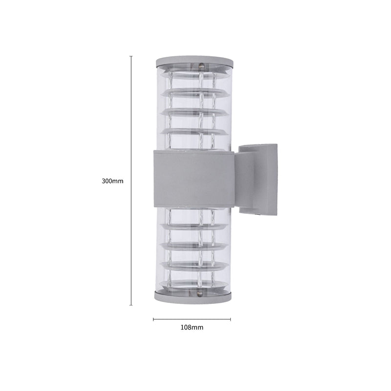 Modern Up-Down LED Wall Light for Outdoor Use - Waterproof, Energy-Saving, Ideal for Garden and Terrace