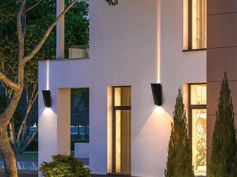 Modern LED Outdoor Wall Light - Weatherproof Outdoor Lighting for Garden and Terrace, Energy-Saving and Stylish