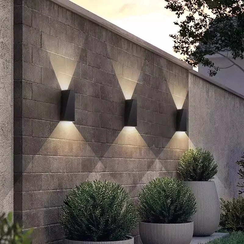 Modern LED Outdoor Wall Light - Weatherproof Outdoor Lighting for Garden and Terrace, Energy-Saving and Stylish