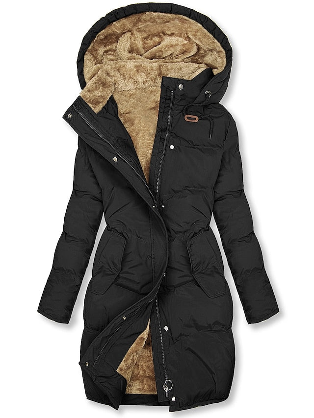 Women's Quilted Hooded Jacket | Winter
