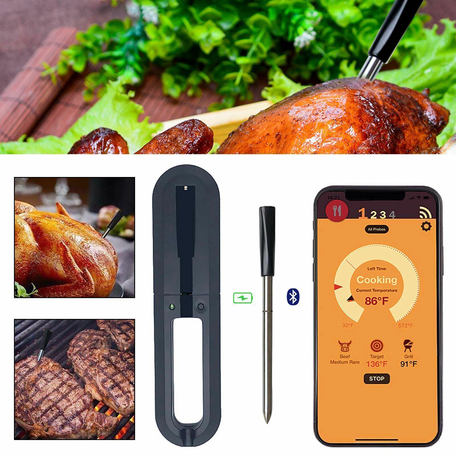 Wireless Smart Meat Thermometer – Perfect Cooking Level for Meat and Poultry