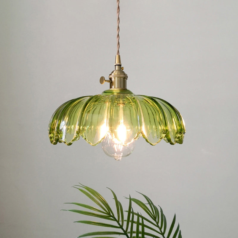 Petal Charm Glazed Pendant Light