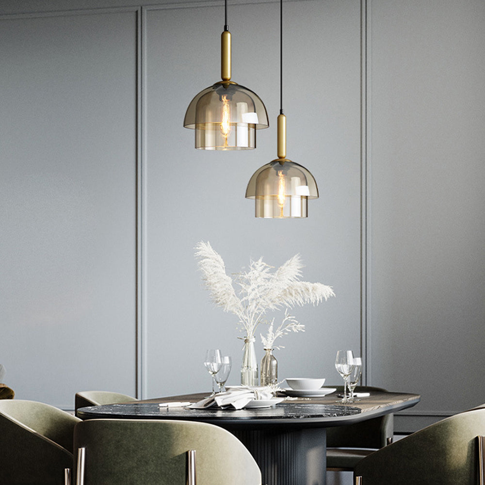 Elegant Clear Glass Globe Pendant Lights