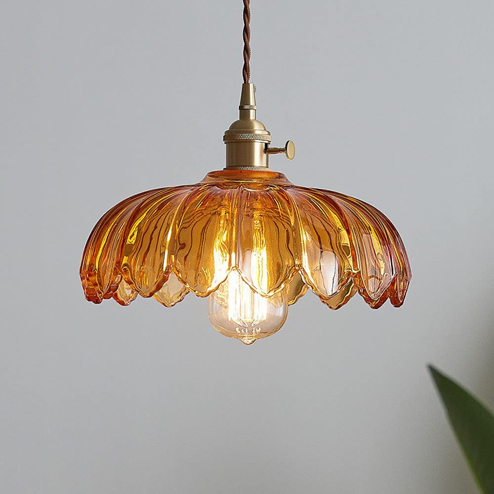 Petal Charm Glazed Pendant Light