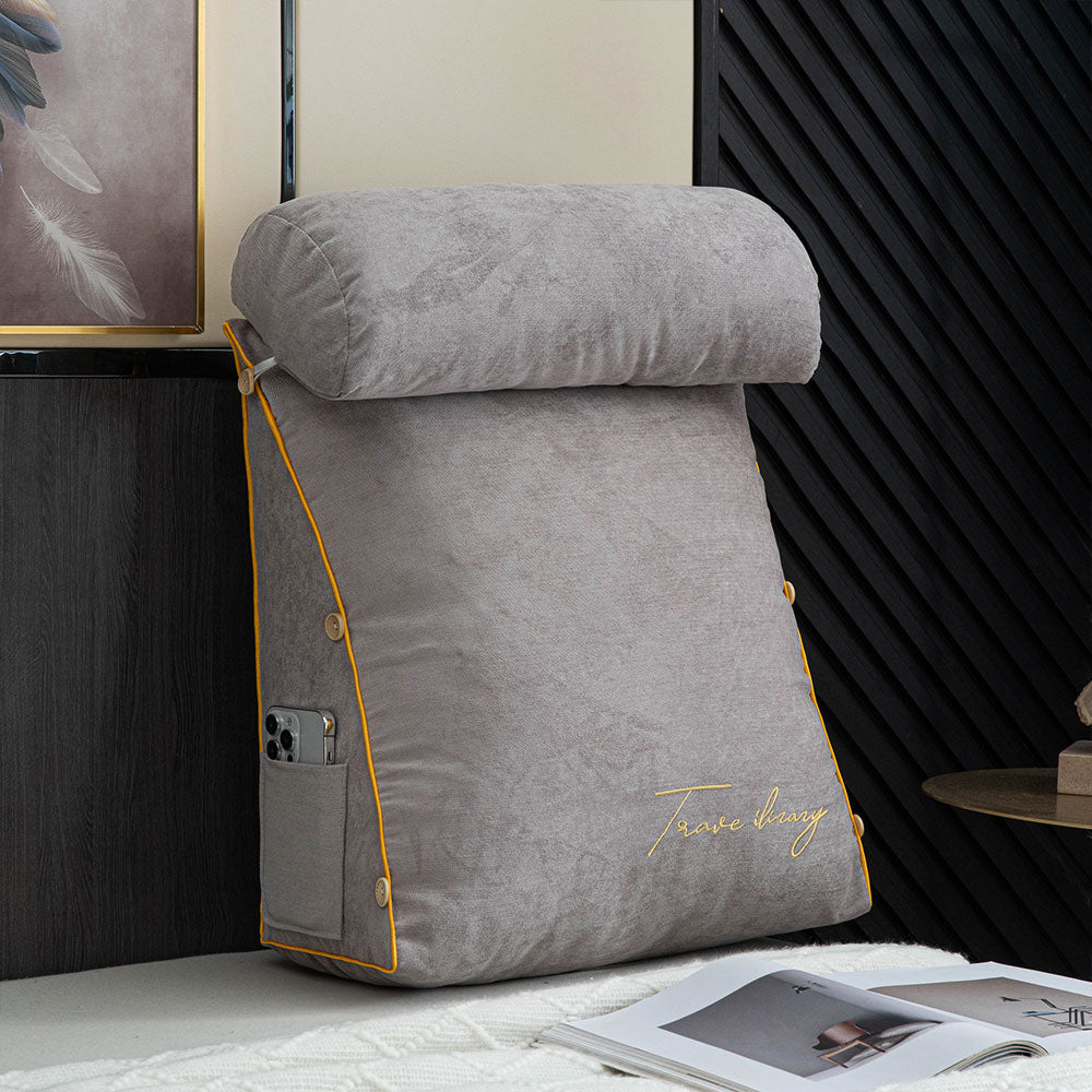 Ergonomic Reading Pillow for Bed