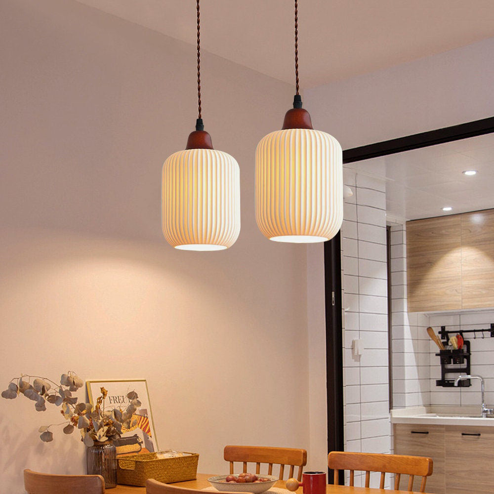 Scandinavian Vintage Ceramic Pendant Lights