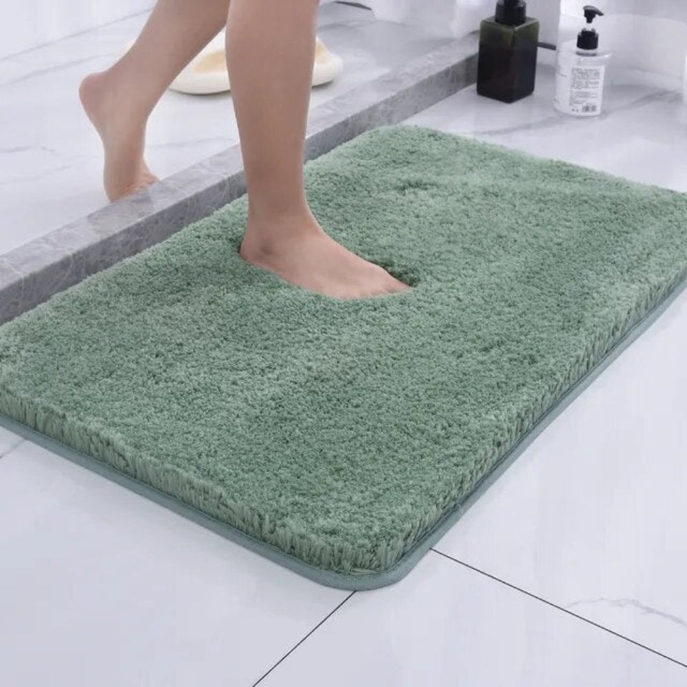 Ultra-Soft Fuzzy Bathroom Mat