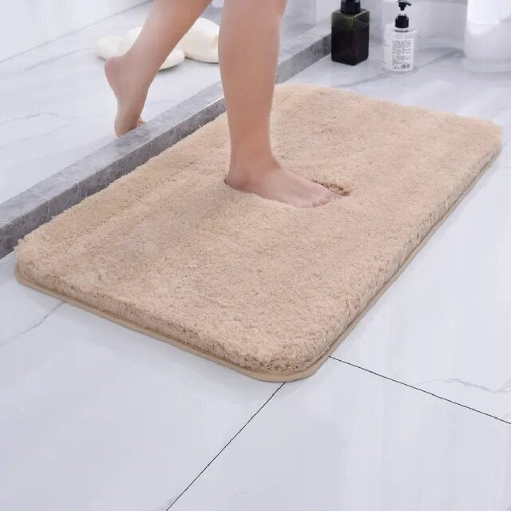 Ultra-Soft Fuzzy Bathroom Mat