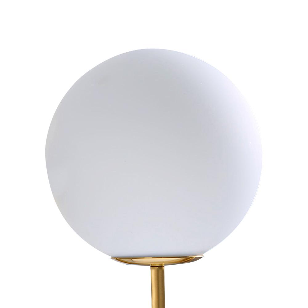 Elegant Vintage Globe Wall Lamp with Frosted Glass