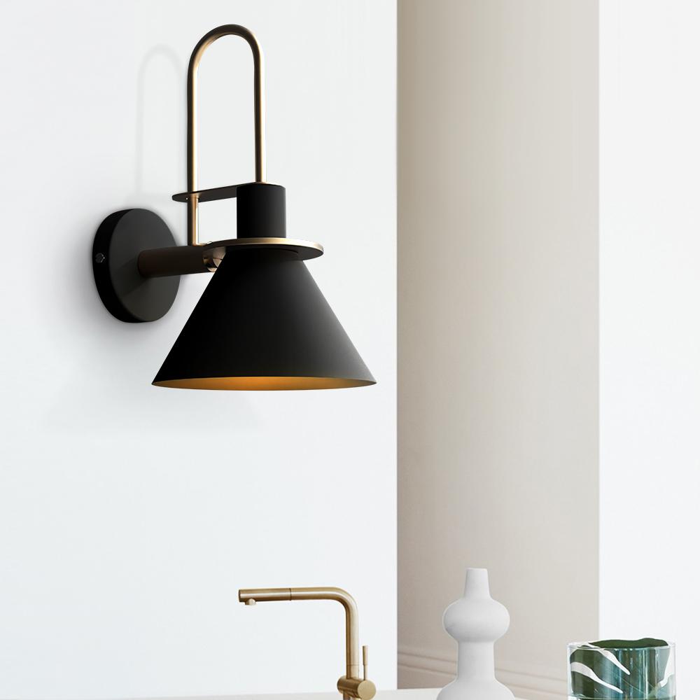 Matte Black Fixture with Mid-Century Industrial Charm