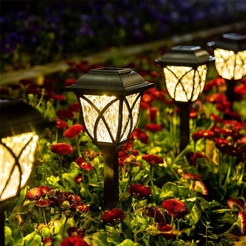 LED Solar Garden Lights – Decorative Solar-Powered Lawn Lights for Outdoor Paths