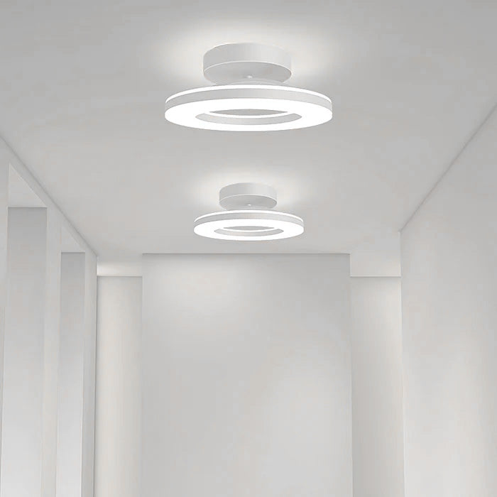 Modern Round LED Ceiling Light for Stylish Hallways