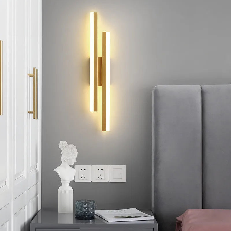 Modern LED Wall Light with Simple Design, Minimalist Wall Lamp for Hallway & Living Room