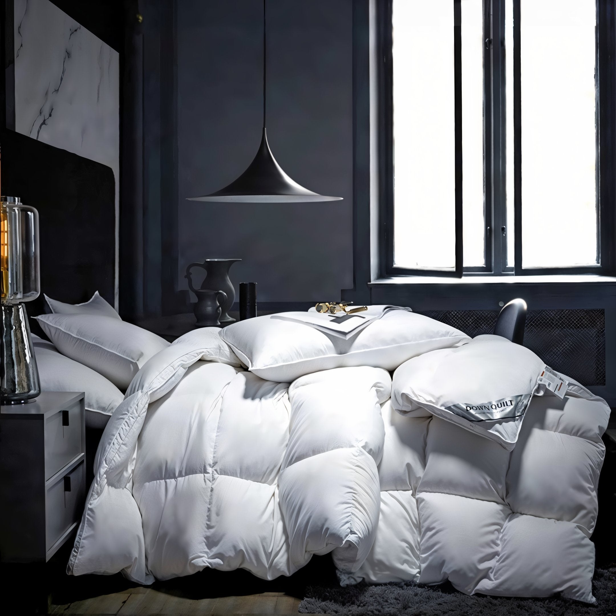 Luxurious Goose Down Duvet Set – Soft, Warm, and Breathable Down Comforter for Ultimate Sleep Comfort