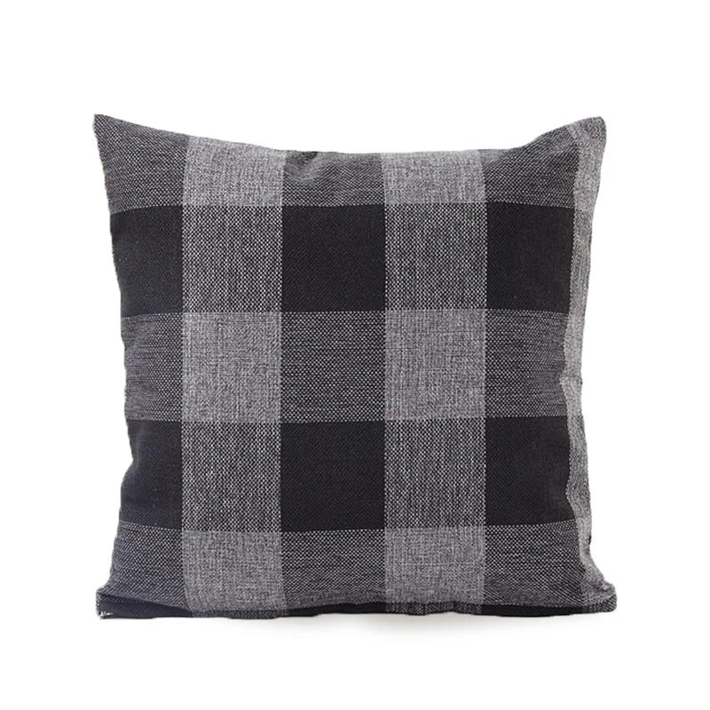 Checked Pillowcase in Buffalo Check – Autumn Pillow Cover for Cozy Home Accents