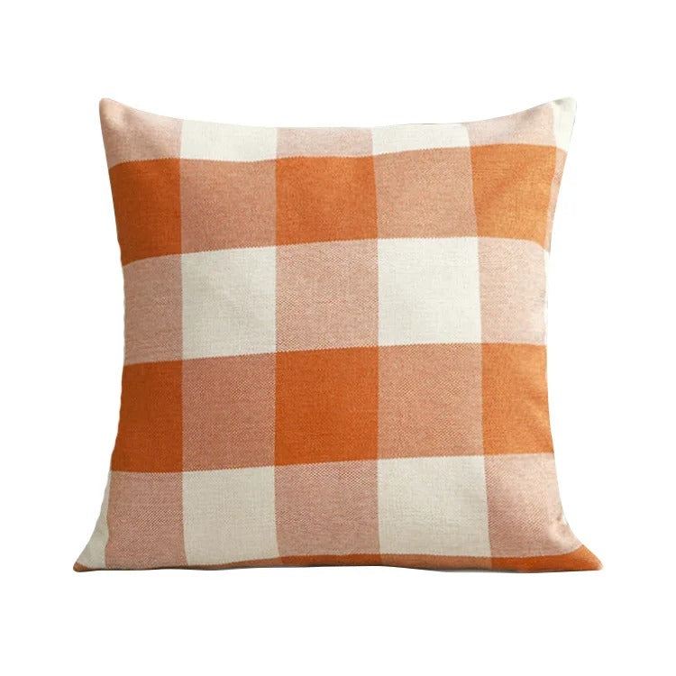 Checked Pillowcase in Buffalo Check – Autumn Pillow Cover for Cozy Home Accents