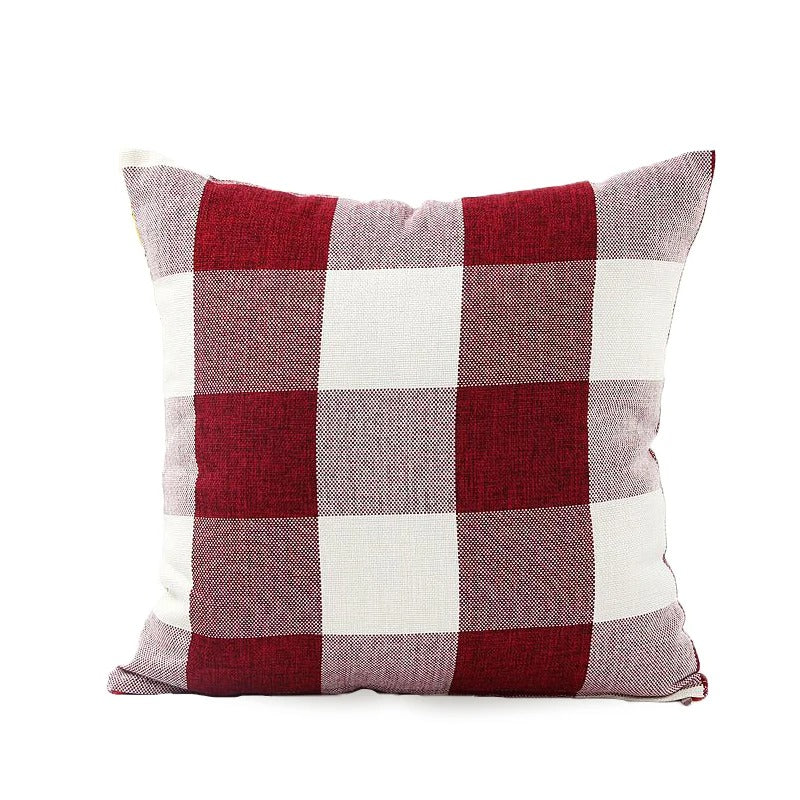 Checked Pillowcase in Buffalo Check – Autumn Pillow Cover for Cozy Home Accents