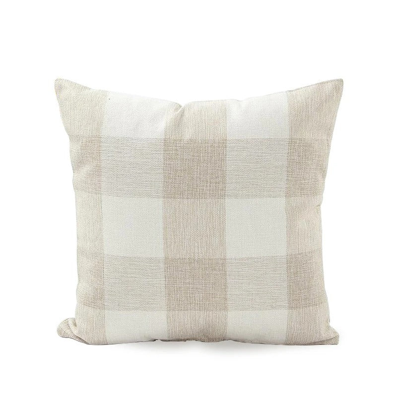 Checked Pillowcase in Buffalo Check – Autumn Pillow Cover for Cozy Home Accents