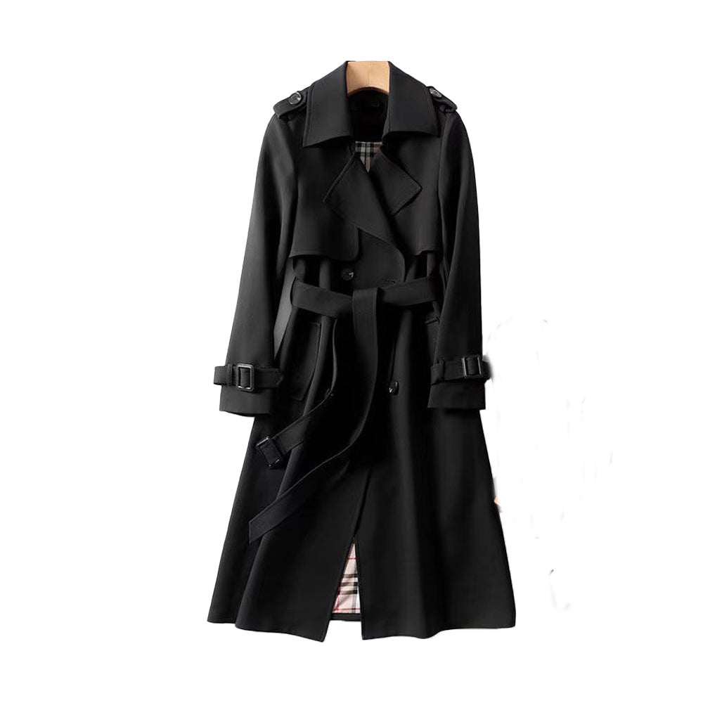 Women's Long Trench Coat | Double Breasted