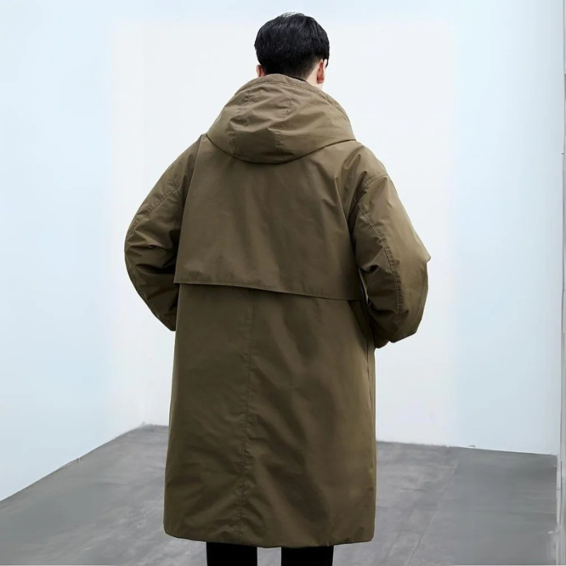 Men's Long Sleeve Trench Coat | Winter