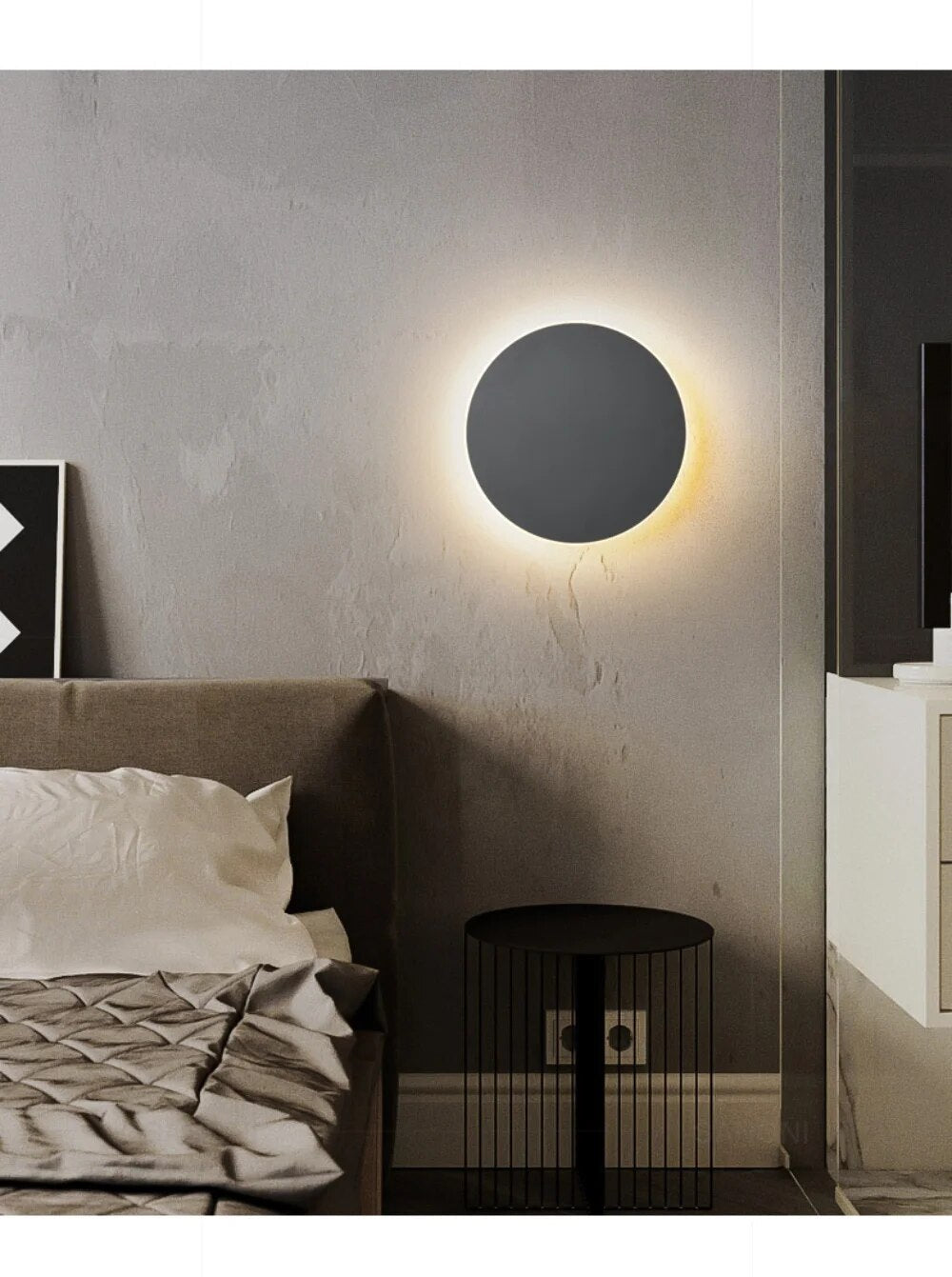 Modern LED Wall Lamp Round for Indoor - Stylish Wall Lighting