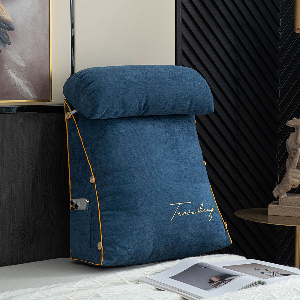 Ergonomic Reading Pillow for Bed