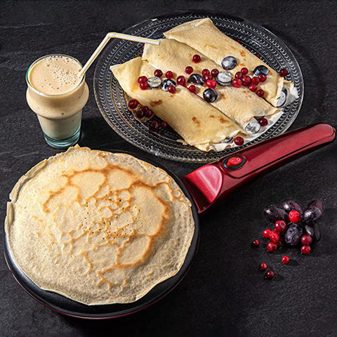 Electric Crepe Maker for Perfect, Even Results – Non-Stick Coating and Easy Operation