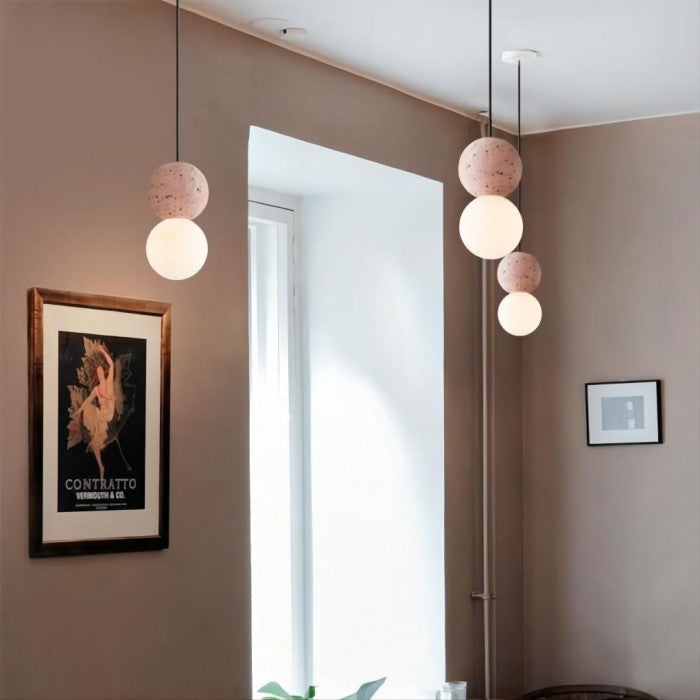 Concrete Pendant Light - Minimalist Design for Modern Spaces