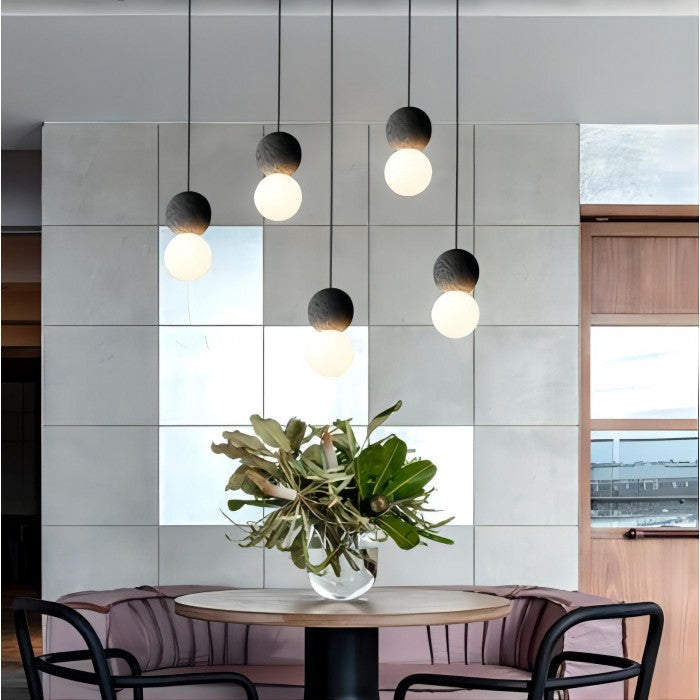 Concrete Pendant Light - Minimalist Design for Modern Spaces