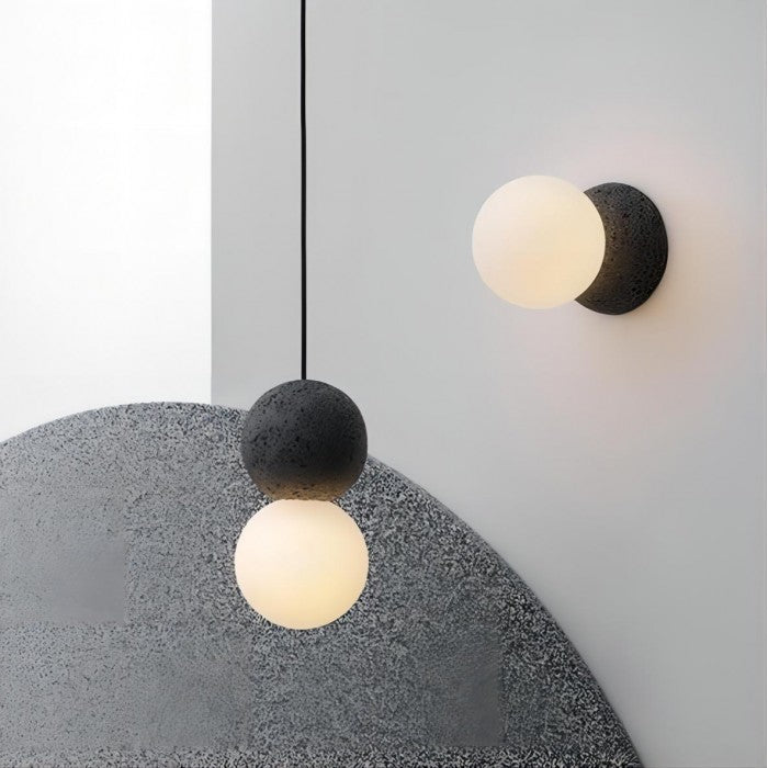 Concrete Pendant Light - Minimalist Design for Modern Spaces