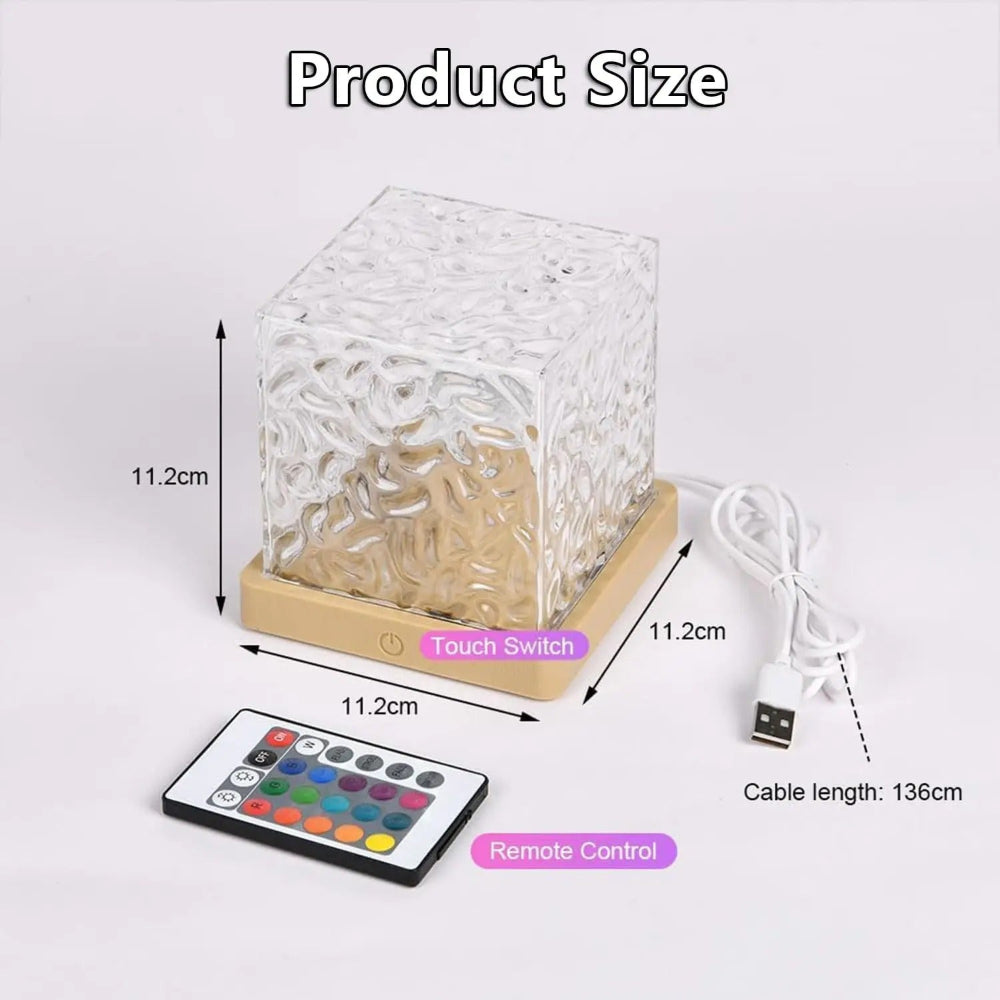 Multi-Color Ocean Wave LED Table Lamp