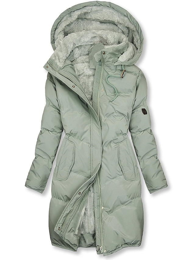 Women's Quilted Hooded Jacket | Winter
