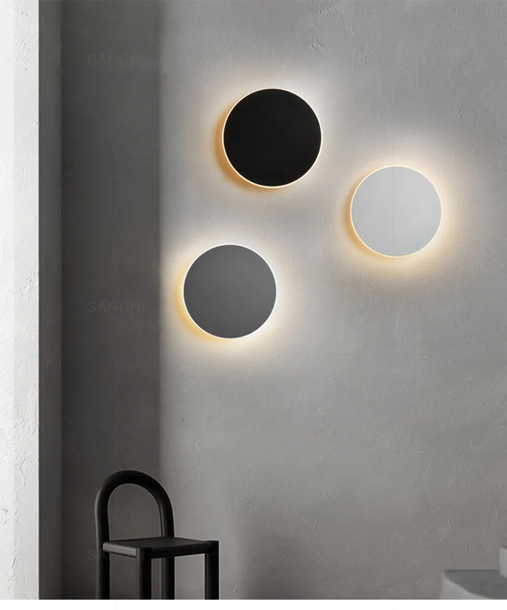 Modern LED Wall Lamp Round for Indoor - Stylish Wall Lighting