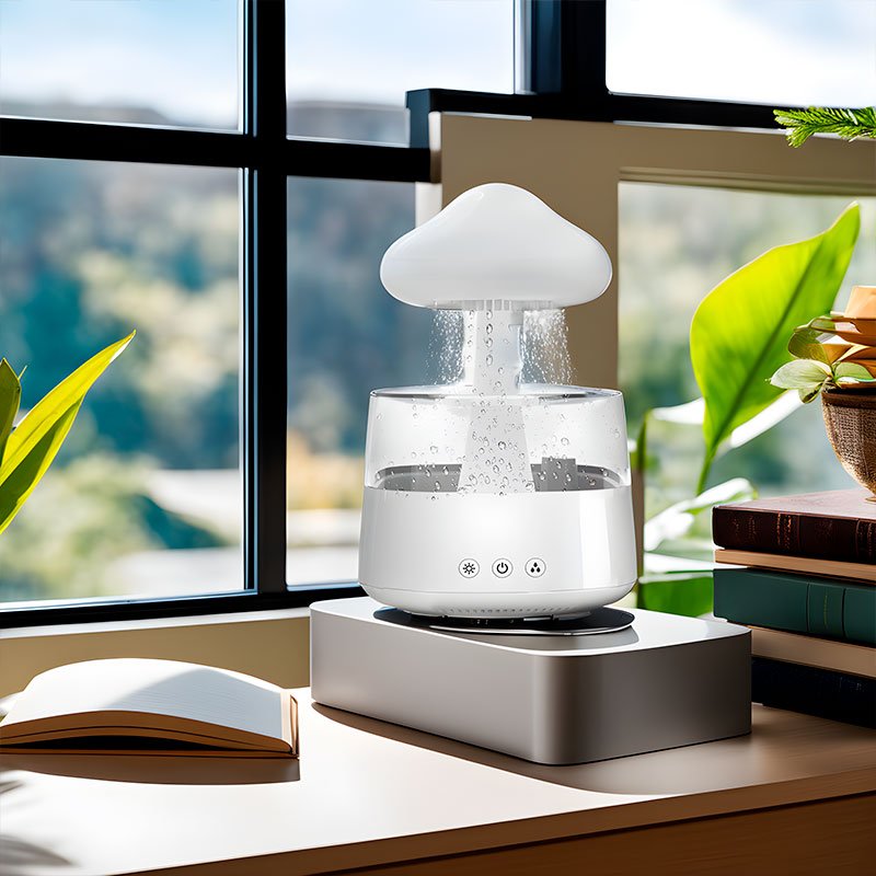 Elegant Cloud-Inspired Humidifier & Aromatherapy Diffuser