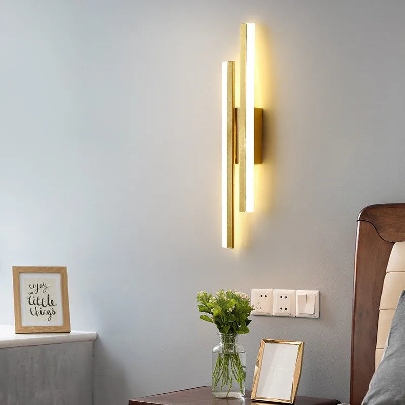 Modern LED Wall Light with Simple Design, Minimalist Wall Lamp for Hallway & Living Room