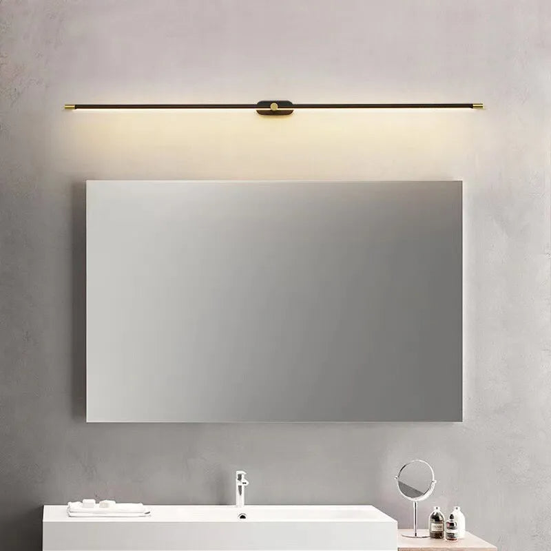 Sleek Brushed Bathroom Wall Lights