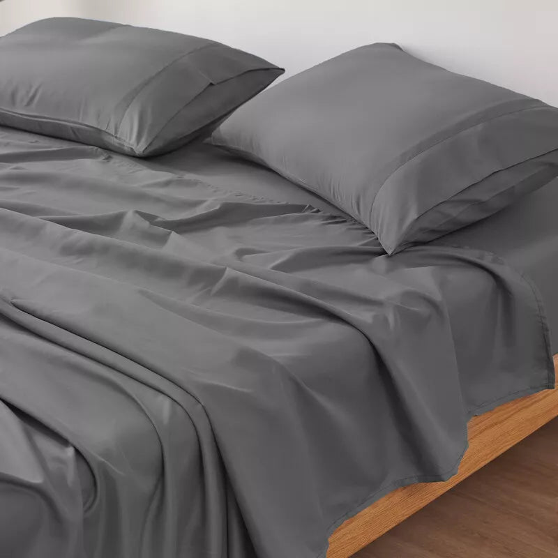 Silky-Soft Bed Sheet with Cool Breathability & Snug Deep Pockets