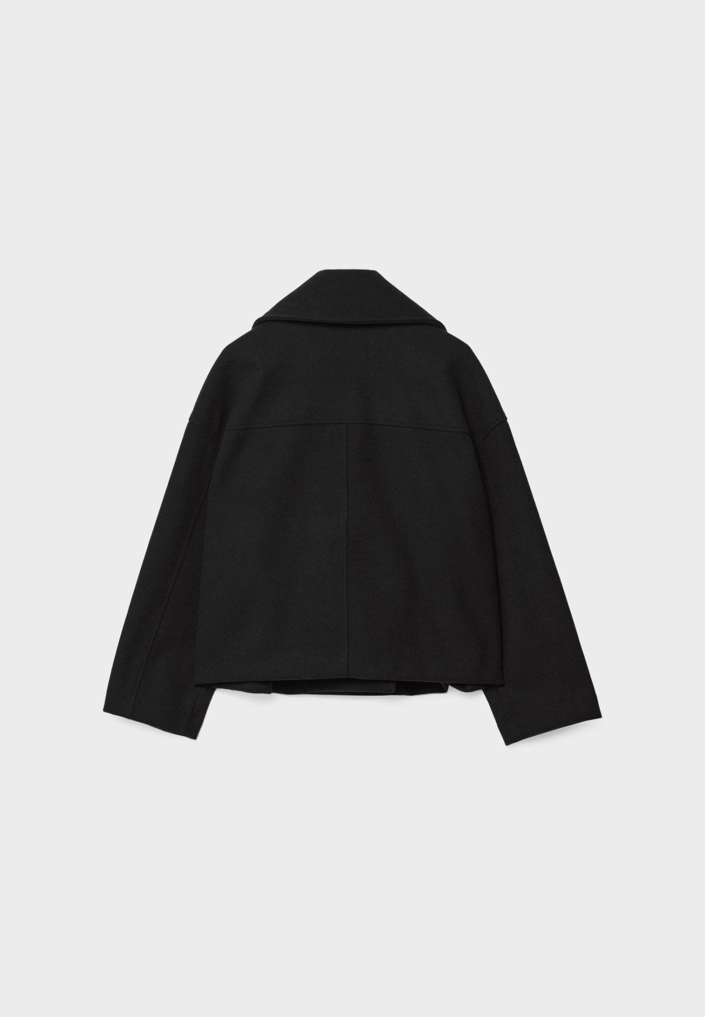 Women's Short Double Breasted Coat | Oversized